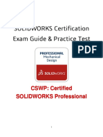 CSWP: Certified SOLIDWORKS Professional