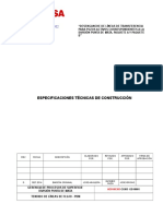 Especificaciones Técnicas Desenganche de Líneas de Flujo Ayb