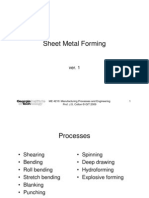 Sheet Metal Operations