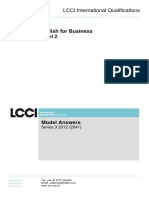 English for Business l2 Model Answers Series 3 2012