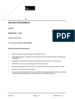 Efb Level 2 Past Paper Series 3 2011