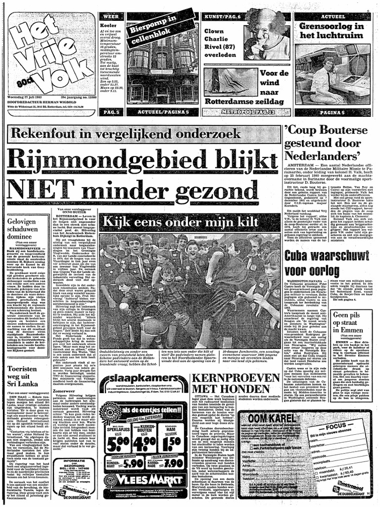 Coup Bouterse Gesteund Door Nederlanders PDF