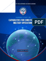 Capabilities For Constrained Military Operations: Summer Study On