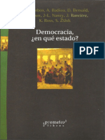 Democracia, en Qué Estado