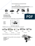 Atividades de Matemática Com Descritores 4º Ano