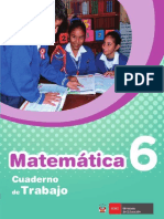 Cuaderno de Trabajo Matemática 6° PRIMARIA - MINEDU - 2017- Unidad 1 - DESARROLLADO