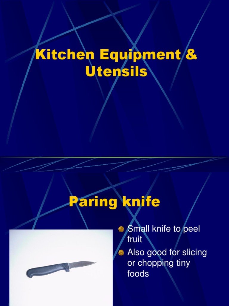 Kitchen Equipment PDF Dough Baking