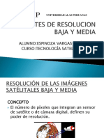 Satelites de Resolucion Baja y Media