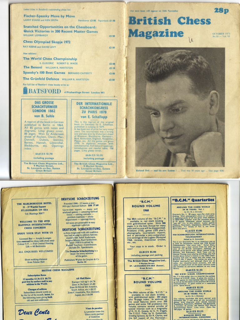 British Chess Magazine - 1973-10 | PDF | Competitive Games ...