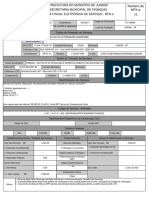 NFS-e de serviços de suporte e processamento de dados