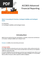 Topic 4 Provisions, Contingent Liabilities and Contingent Assets