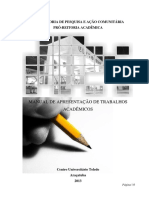 Manual de Apresentacao de Trabalhos Academicos PDF