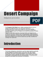 Desert Campaign: Indigenous Persecution