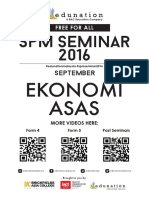 Seminar Ekonomi Asas SPM 2016 Set Dua Tingkatan Lima PDF