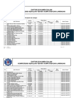 Form Daftar Dokumen Dalam TKJ