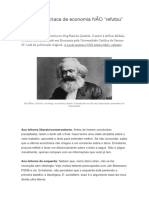 A Escola Austríaca de Economia NÃO Refutou Marx.
