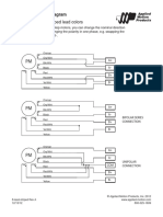 8 Lead Motor With Striped Lead Colors - : Step Motor Wiring Diagram