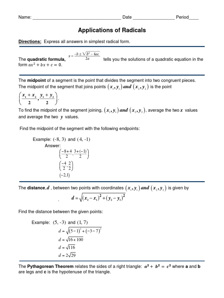 Midpoint Distance Worksheet  PDF  Elementary Geometry Regarding Distance And Midpoint Worksheet Answers