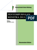 Penyempurnaan Renstra Kecamatan Sukun Kota Malang Tahun 2013 2018 PDF