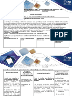 Guía de Actividades y Rúbrica de Evaluación Paso 1 - Fase Intermedia