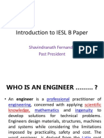 Introduction To IESL B Paper