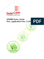 SIM800 Series Serial Port Application Note 1.01