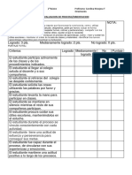 Evaluacion de Proceso Orientacion