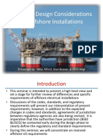 Offshore Electrical Design 2015-04-07