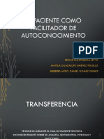 El Paciente Como Facilitador de Autoconocimiento