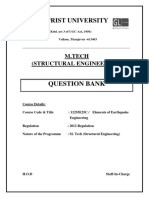 Earth Quake Engineering-Qb