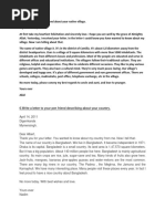 Download Write a Letter to Your Friend About Your Native Village by Noyon Mia SN352780139 doc pdf