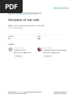 Discipline of Real Cells