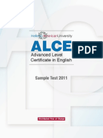 Alce - Sample Test - January 2011 New PDF