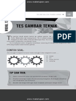 Contoh Soal Test Gambar Teknik