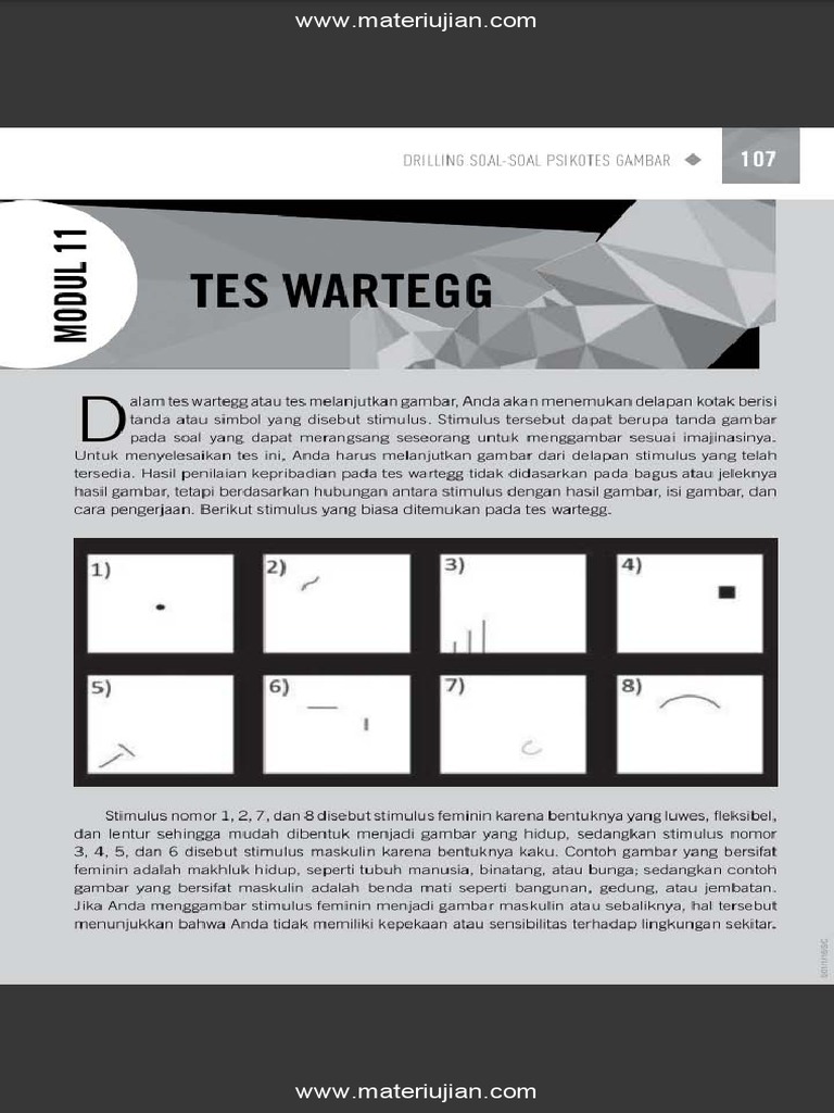 Contoh Soal Test Wartegg