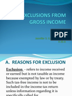 Exclusions From Gross Income