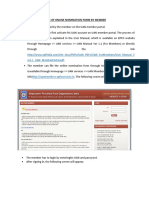 Process Flow For Filing of Online Nomination Form by Member: Er1.1 - Uan - Memberportal PDF