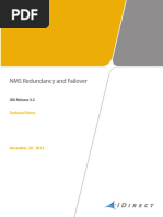 NMS Redudancy and Failover - IDX 3.3 Rev B