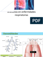 Anestesia en Enfermedades Respiratorias