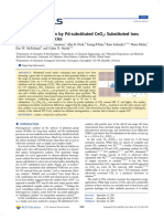 C−H Bond Activation by Pd-substituted CeO2