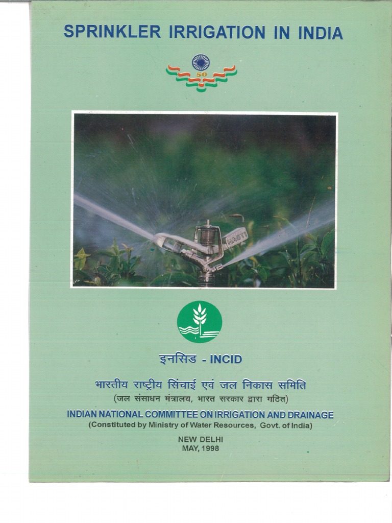 Sprinkler Irrigation in India PDF Irrigation Water Resources