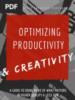 Optimizing Productivity Creativity