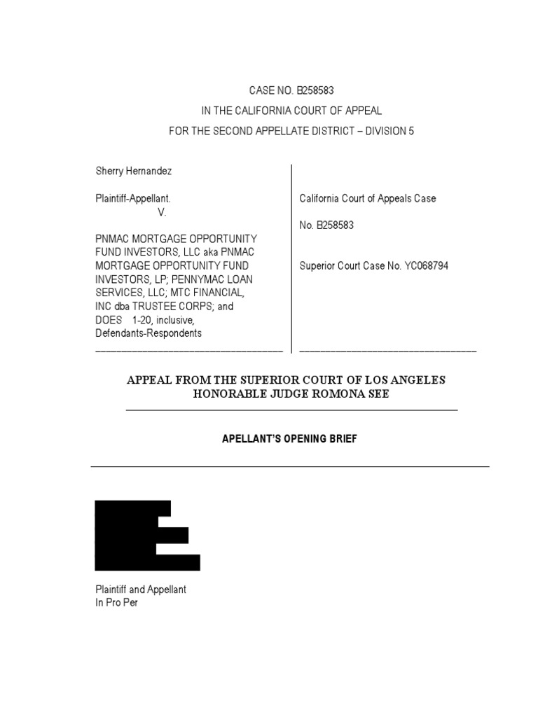 California Appeal: Wrongful Foreclosure Case | PDF | Demurrer | Foreclosure