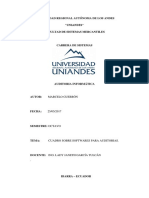 Cuadro Comparativo de Los Tipos de Software para Auditoria