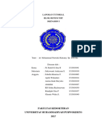 Laporan Tutorial Blok Sistem THT Skenario I: Fakultas Kedokteran Universitas Muhammadiyah Purwokerto 2017