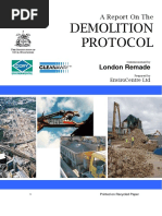 Report - Demolition Protocol