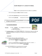 2C Fiche Outil - Part. Prés. Et Adj - Verbal Prof