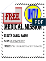 Medical Mission Ni Kuya Daniel Razon