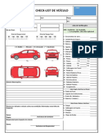 Checklist Veicular Gol g6