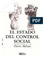 Melossi, Dario. El Estado Del Control Social